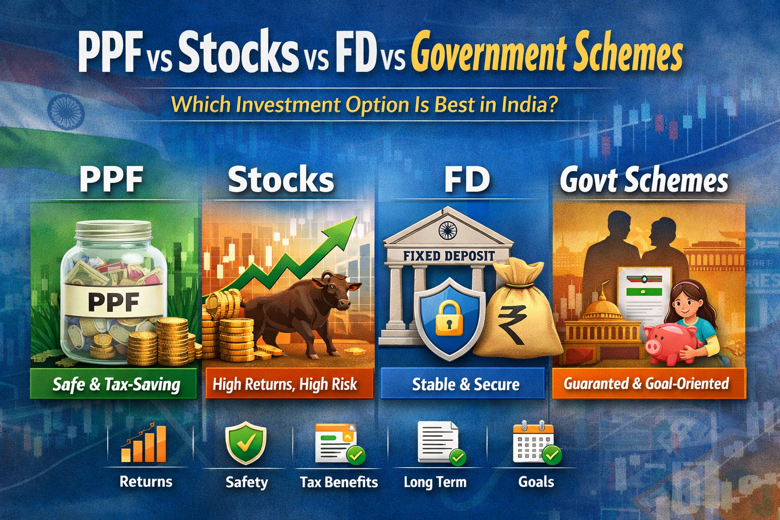 PPF vs Stock vs FD