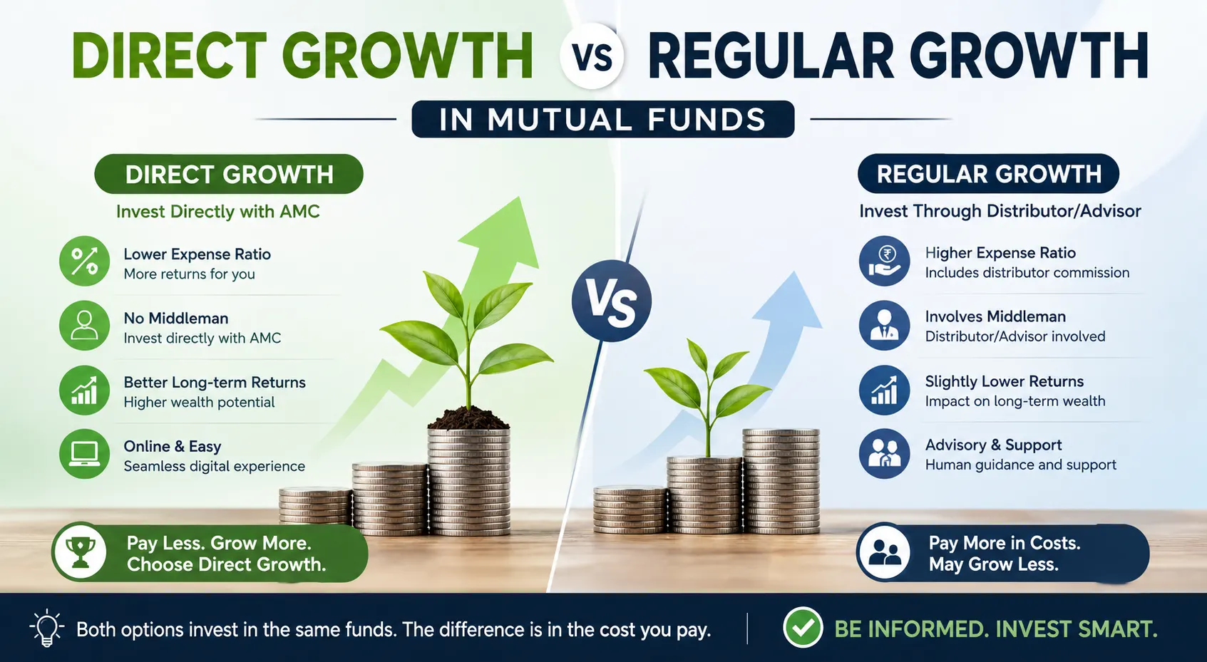 direct vs regular mutual fund