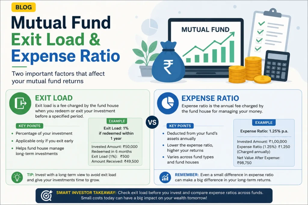 expense ratio vs exit load