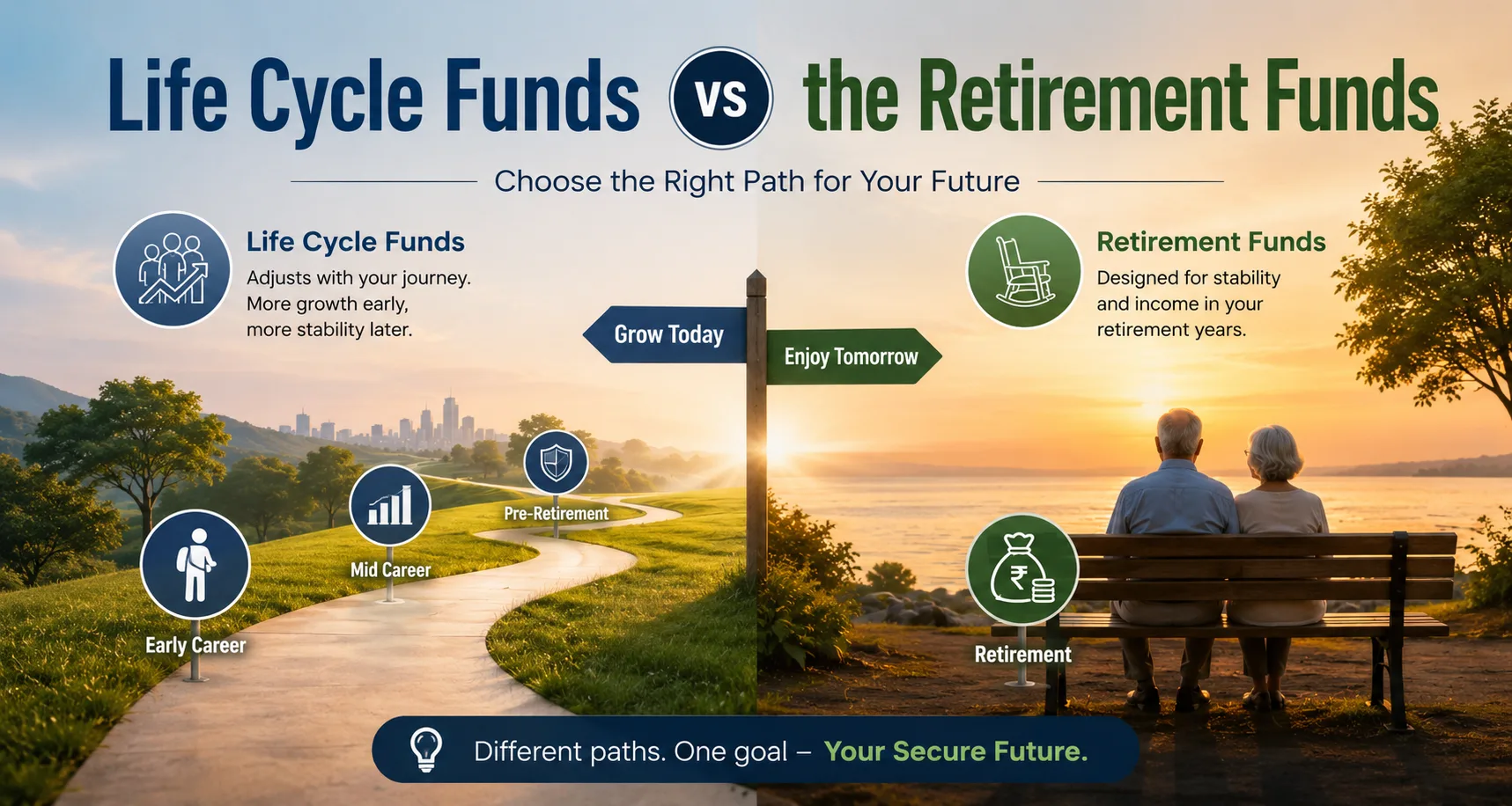 Life Cycle Funds vs the Retirement Funds