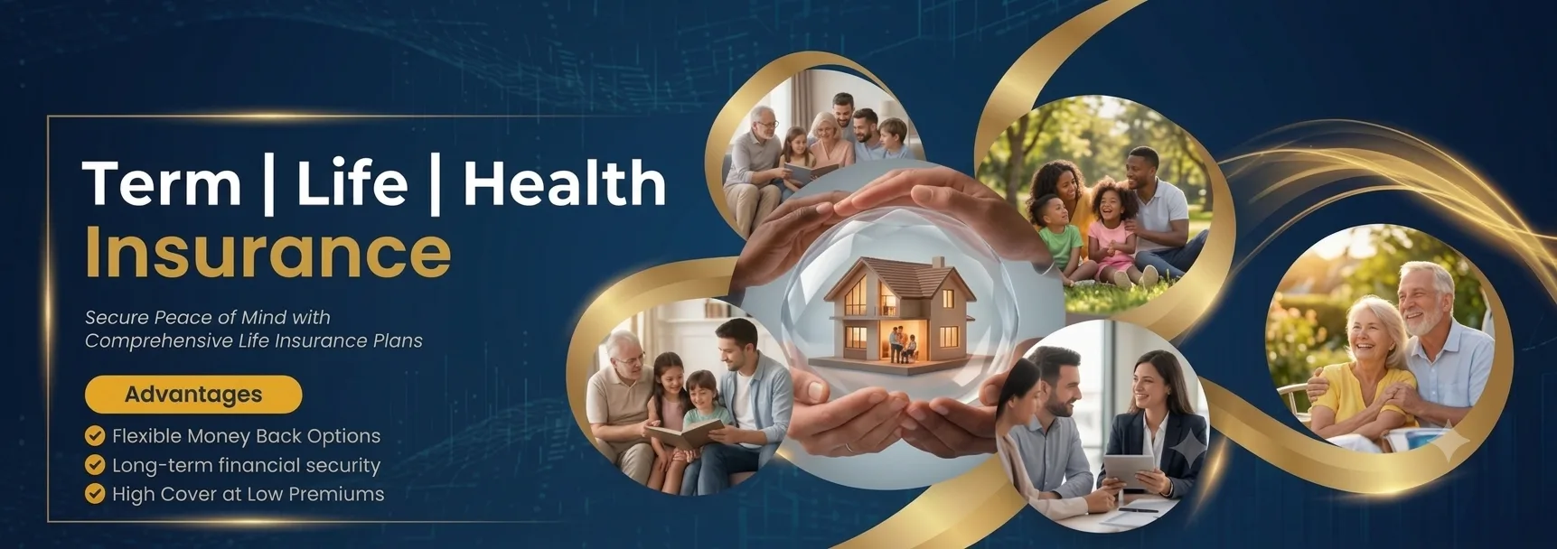 Health Insurance & Life Insurance banner - Techolic