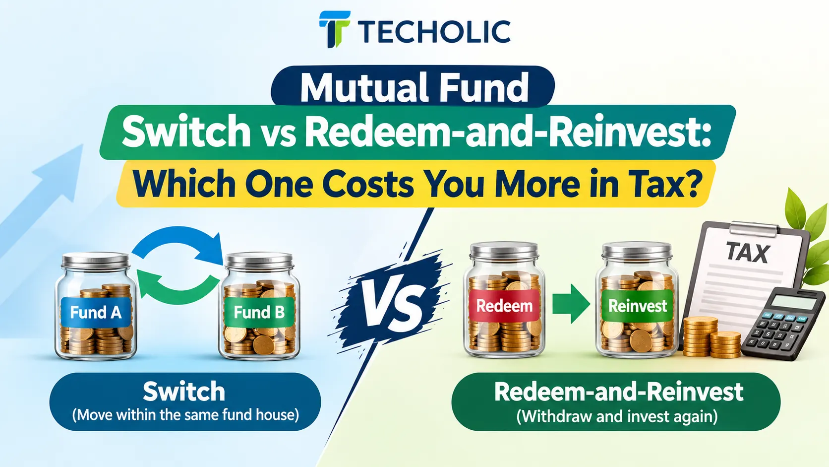 Switch vs Redeem and Reinvest